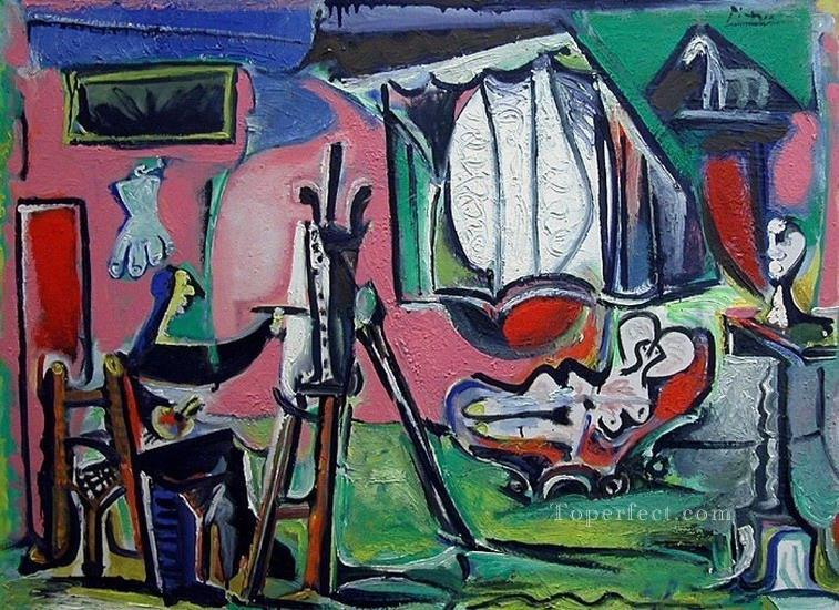 El artista y su modelo L artista et son modele I II 1963 cubista Pablo Picasso Pintura al óleo